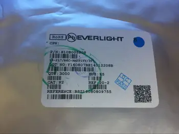 4000pcs/daug Taivano originalus Everlight 0603 serijos raudona geltona žalia mėlyna balta oranžinė SMD LED nemokamas pristatymas
