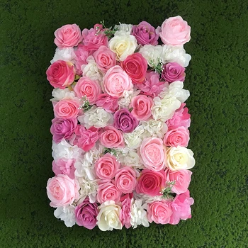 Dirbtinių Rožių Sienų Plokštės skirtos Sienų Dekoras Namuose Baby Shower Fone Vestuvės Fone, Gėlių PASIDARYK pats Apdailos